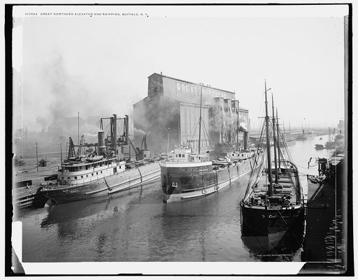 Great Northern elevator and shipping, Buffalo, N.Y.