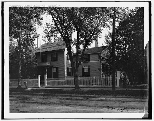 The Thoreau and Alcott House, Concord, Mass.