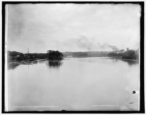 View on Rock River below Rockford, Ill.