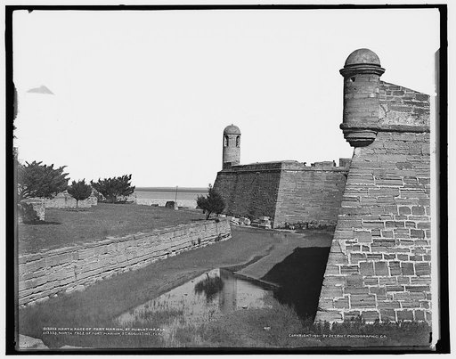 North face of Fort Marion, St. Augustine, Fla.