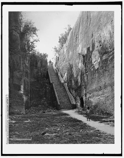 Queen's staircase, Nassau, Bahama Islds.
