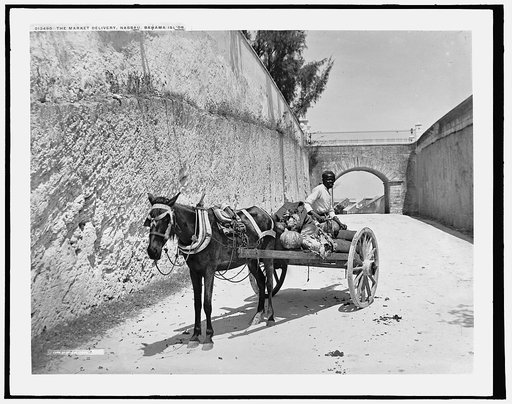 The market delivery, Nassau, Bahama Islds.