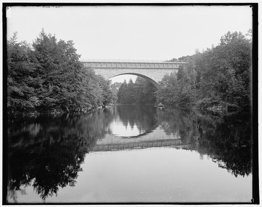 Echo Bridge, Charles River, Newton, Mass.