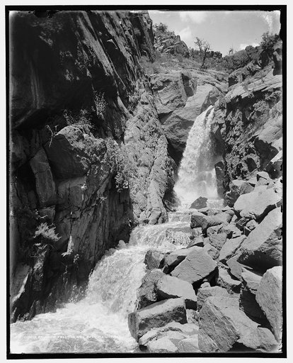 Rainbow Falls in Ute Pass, Manitou, Col.