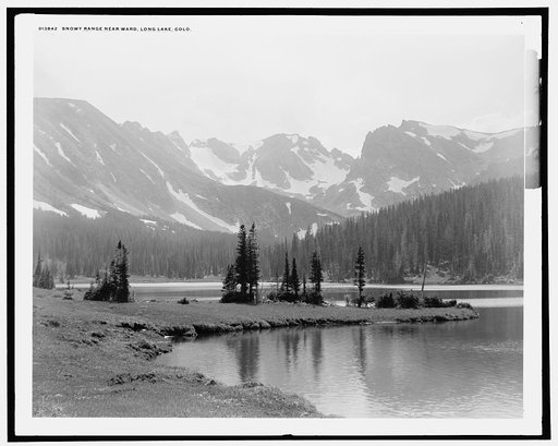 Snowy range near Ward, Long Lake, Colo.