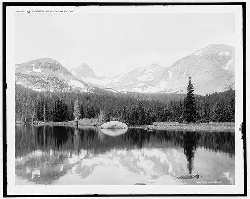 Mt. Audubon from near Ward, Colo.