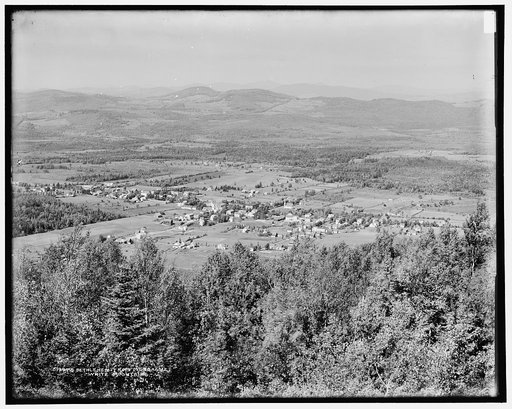 Bethlehem from Mt. [Mount] Agassiz, White Mountains