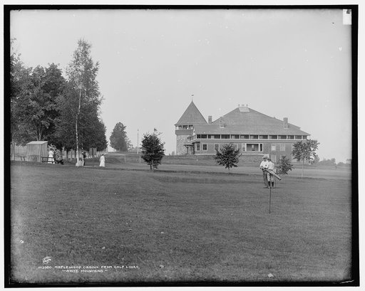 Maplewood casino from golf links, White Mountains