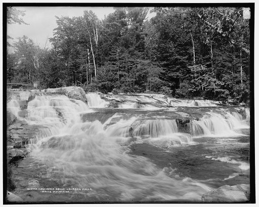 Cascades above Jackson Falls, White Mountains