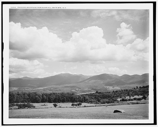 Franconia Mountains from Sugar Hill, White Mts., N.H.