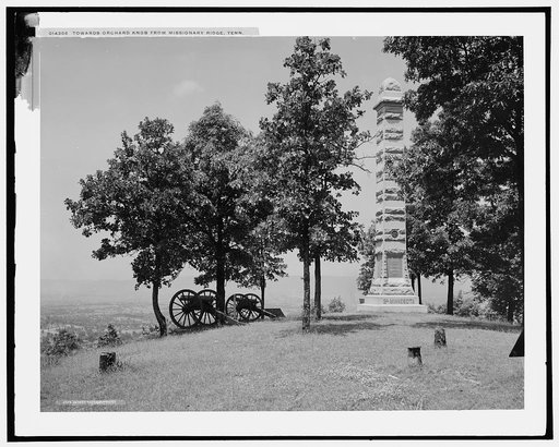 Towards Orchard Knob from Missionary Ridge, Tenn.