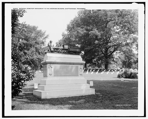 National Cemetery, monument to the Andrews Raiders, Chattanooga, Tennessee