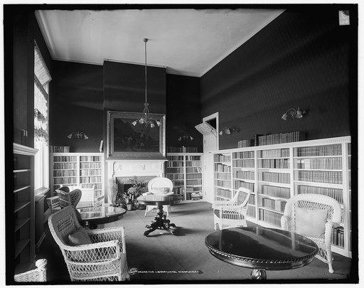 The Library, Hotel Champlain, N.Y.