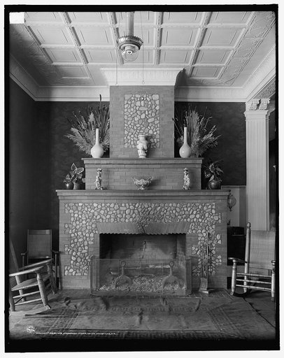 Fireplace, Crawford House, White Mountains, N.H.
