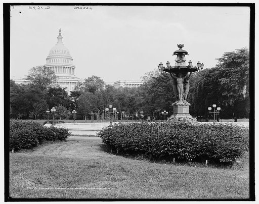 Bartholdi Fountain in botanical gardens, Washington, D.C.