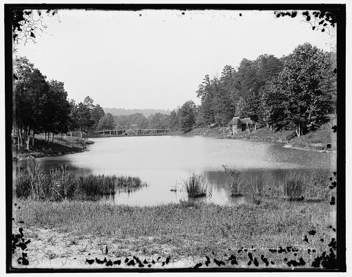 Lake in Chilhowee Park, Knoxville, Tenn.