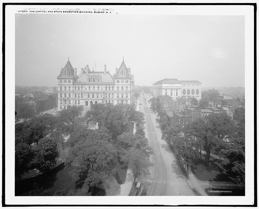 The Capitol and State Education Building, Albany, New York