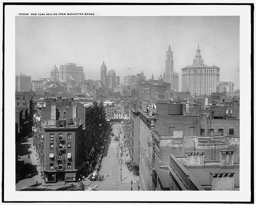 New York skyline from Manhattan Bridge