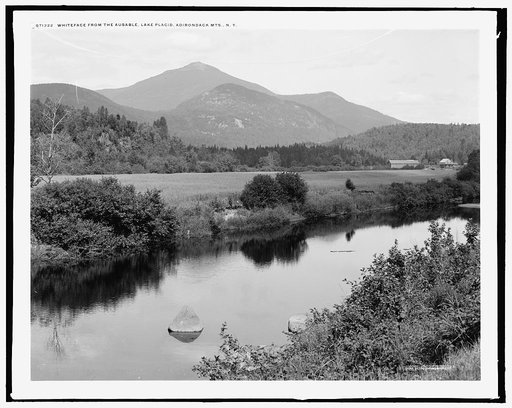 Whiteface [Mountain] from the Ausable, Lake Placid, Adirondack Mts., N.Y.