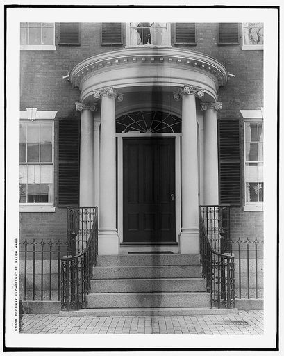 Doorway, 23 Chestnut St. [i.e. 128 Essex Street], Salem, Mass.