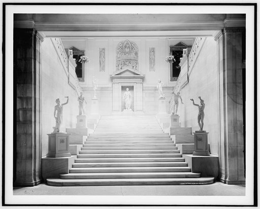 Main stairway, Corcoran Gallery of Art, Washington, D.C.