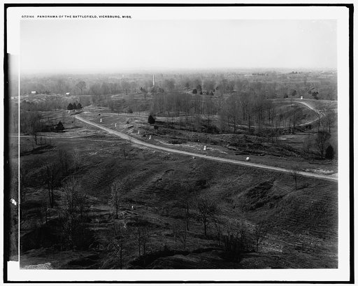 Panorama of the battlefield, Vicksburg, Miss.