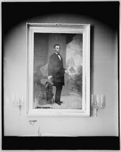 Abraham Lincoln, full-length portrait