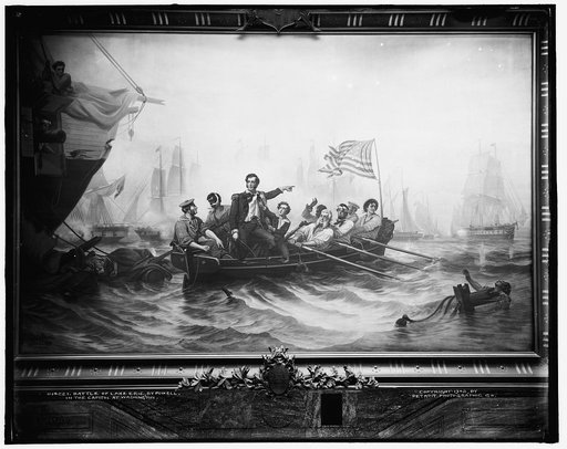 Battle of Lake Erie, by Powell, in the capitol at Washington