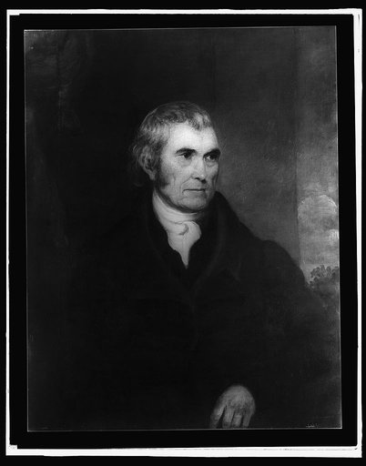 Chief Justice John Marshall, half-length portrait