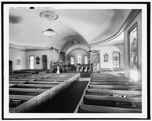 Interior of St. John's Church, Richmond, Va.