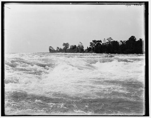 Rapids above the American Falls, Niagara Falls, N.Y.