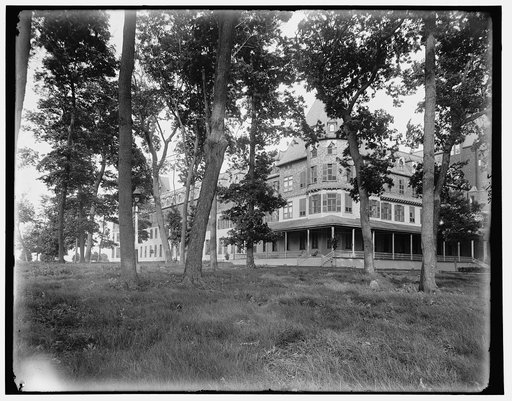 Hotel Victory from southeast, Put-in-Bay, Ohio