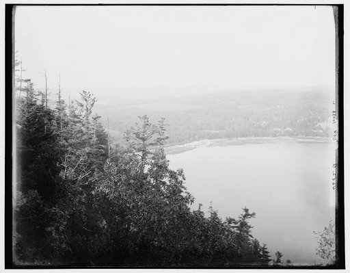 Devil's Lake from Observatory Hill, Wisconsin