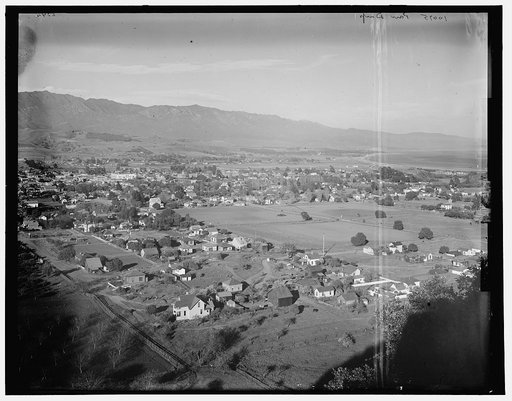 Santa Barbara, Calif. from the west