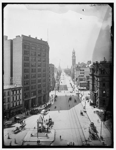 City Hall and Campus Martius, Detroit, Mich.