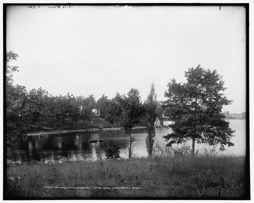 Lake from Assembly Hotel No. 2., Lake Orion , Mich