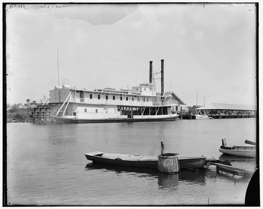 Miami River and the Royal Palm Hotel, Miami, Fla.