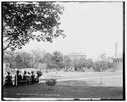 A View of the campus, U. of M., Ann Arbor, Michigan
