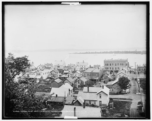 Harbor Point from the bluff, Harbor Springs, Mich