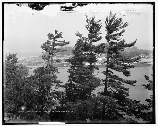 Ottawa Beach from Macatawa Park, Mich