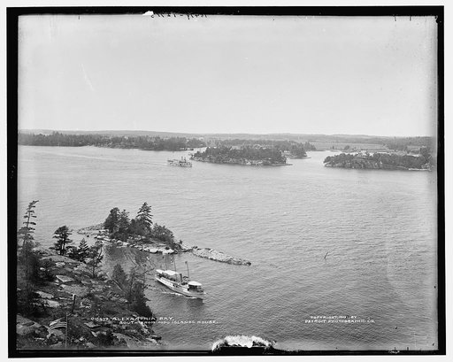 Alexandria Bay south from 1000 Islands House