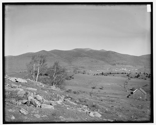 Presidential Range from Bray Hill, Jefferson, White Mountains