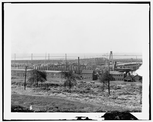 Ore docks and harbor, Cleveland
