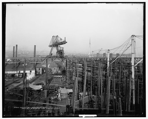 Cramp's ship yard, Philadelphia, from deck of Russian war ship Retvizan