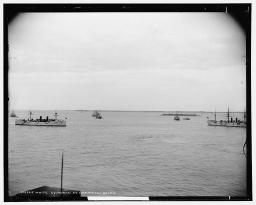 White Squadron at Hampton Roads