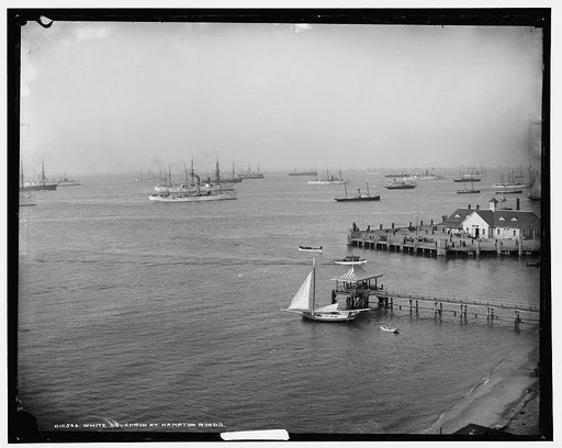 White Squadron at Hampton Roads