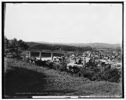 Chattanooga and Missionary Ridge from Cameron Hill