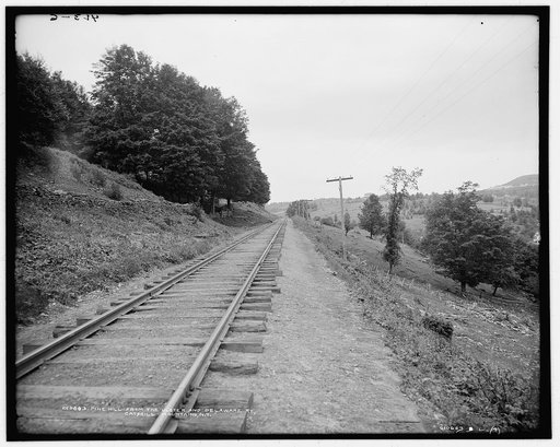 Pine Hill from the Ulster and Delaware Ry., Catskill Mountains, N.Y.