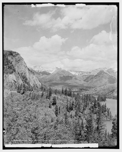 Down Bow Valley from Banff Springs Hotel, Alberta
