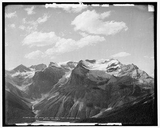 Wapta Peak and Yoho Trail from Burgess Pass, British Columbia